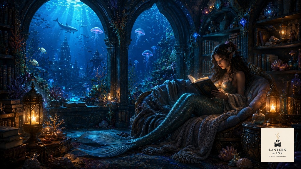 Preview of Underwater Library wallpaper